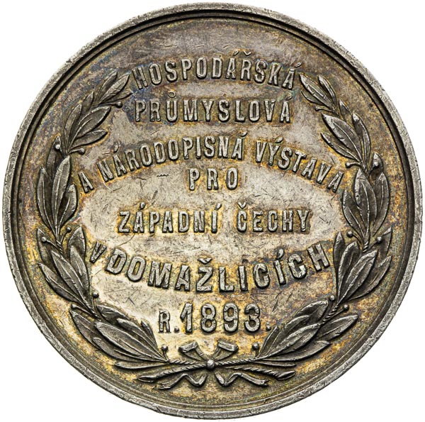 Silver medal 1893 - back