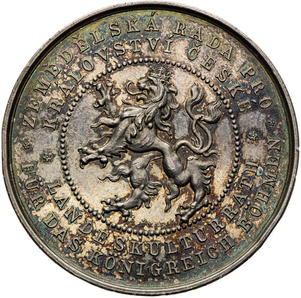 Silver medal  - front