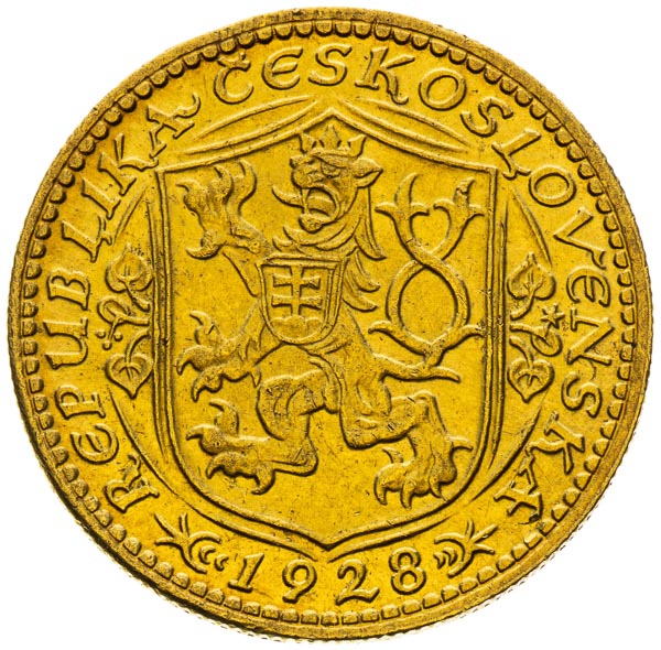 Ducat 1928 - back