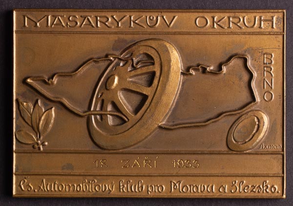Medal 1933 (Plaque) - front