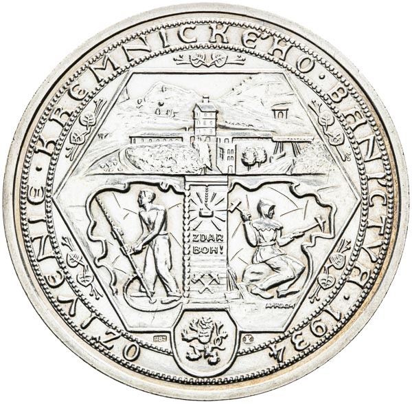 Silver medal 1934 - back