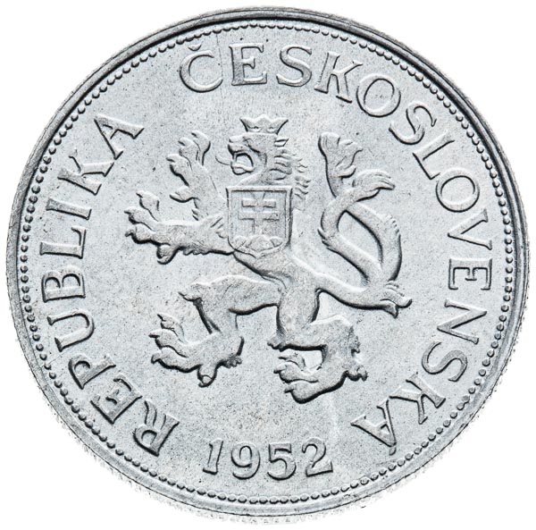 5 Koruna 1952 (Patternstrike) - front
