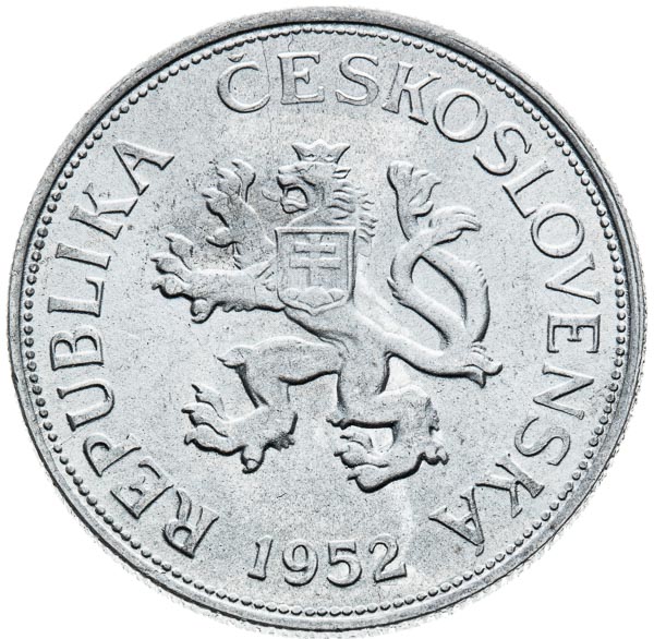 5 Koruna 1952 (Patternstrike) - front