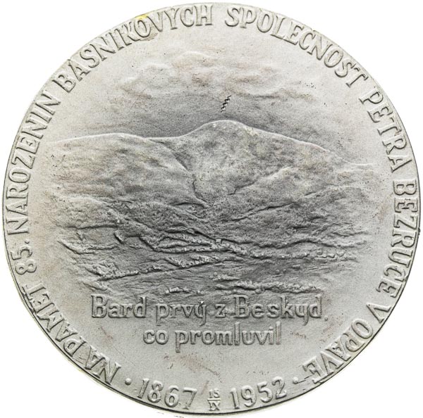 Silver medal 1952 - back