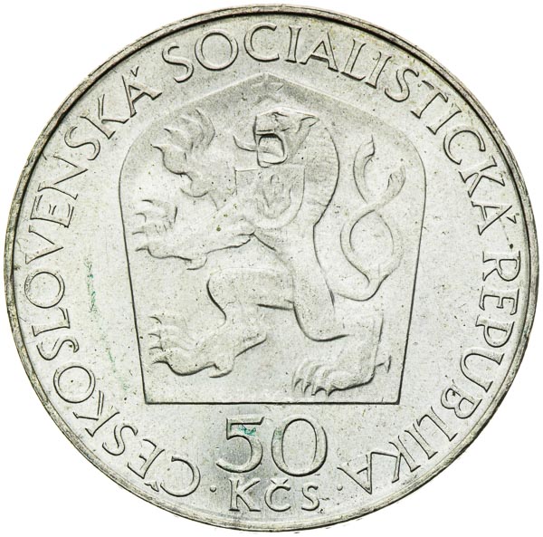 50 Koruna 1970 - back