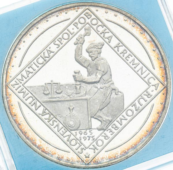 Silver medal 1978 (2 pcs) - back