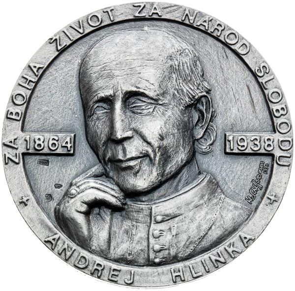 Silver medal 1990 - front
