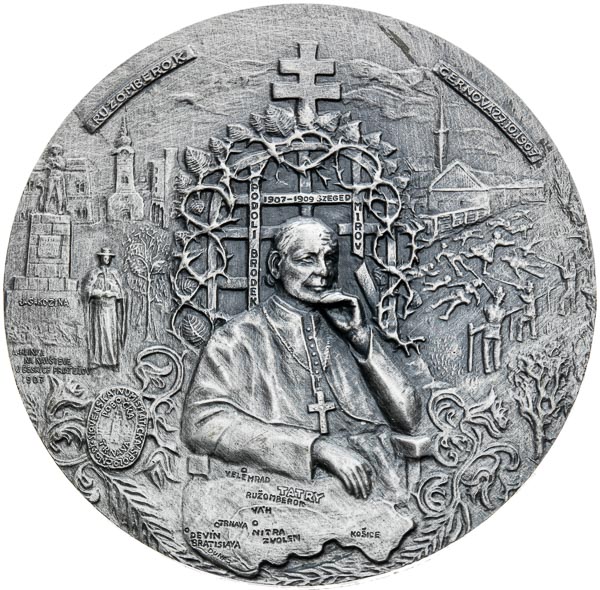 Silver medal 1990 - back