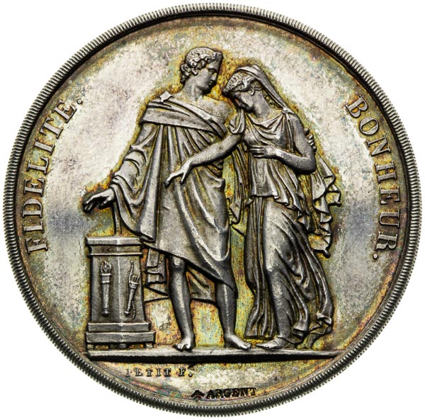 Silver medal  - front