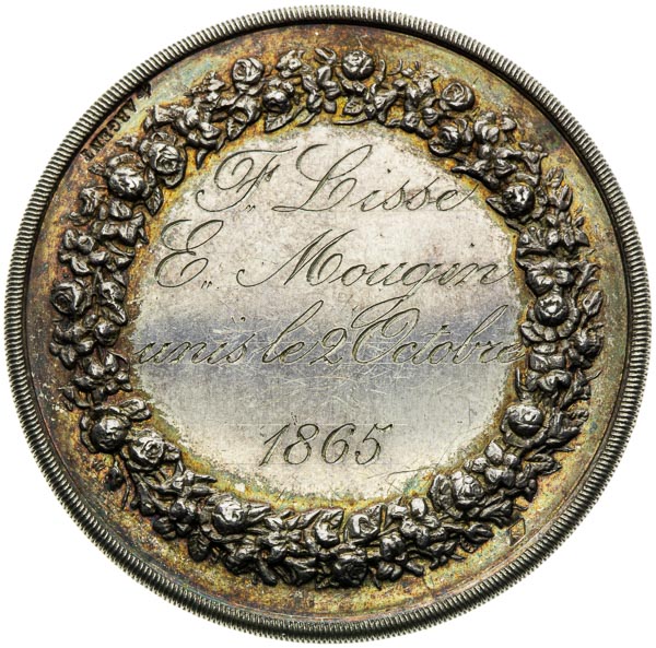 Silver medal  - back