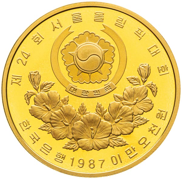 25000 Won 1987 - back