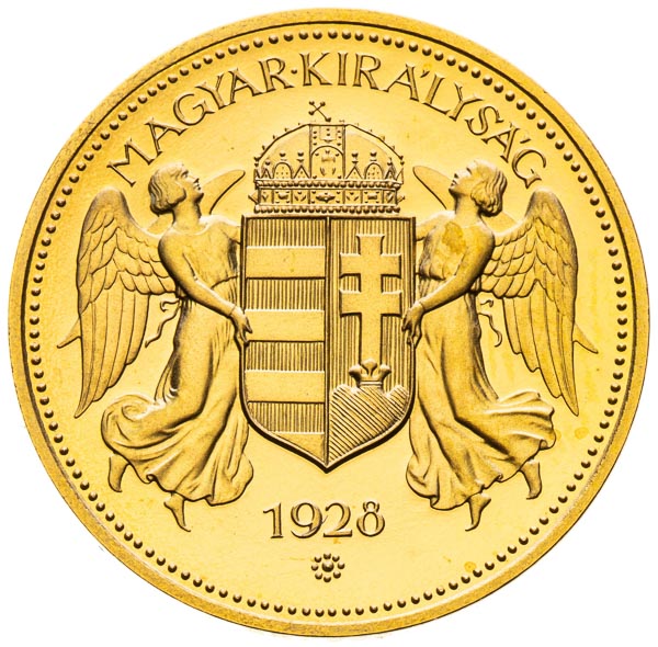 10 Pengö 1928 (Pattern strike) - front