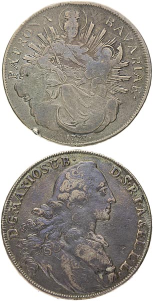 Thaler 1768, 1775 (2 pcs) - back