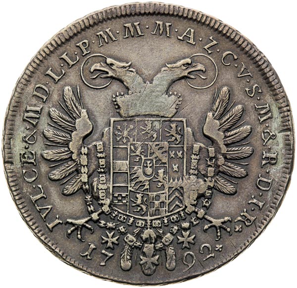 Convention Thaler 1792 - back