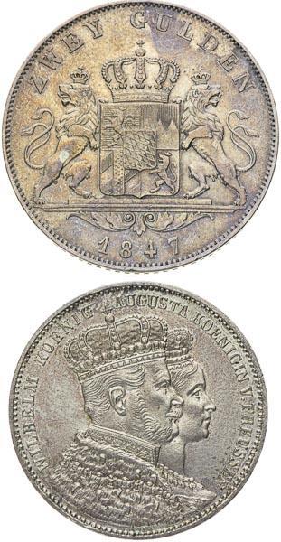 Silver coins (2 pcs) - back