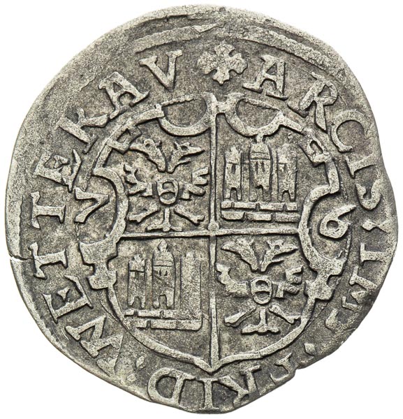 1/2 Batzen 1576 - revers