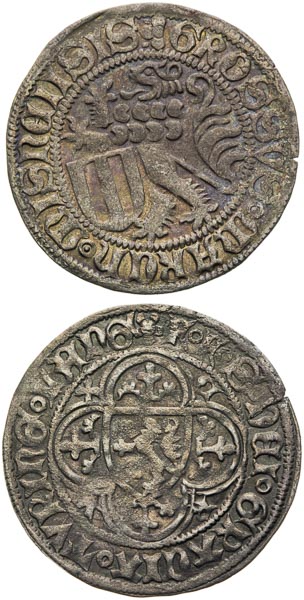 Meissen Groschen (2 pcs) - front