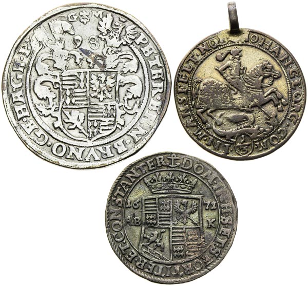 Lot stříbrných mincí (3 ks) - avers