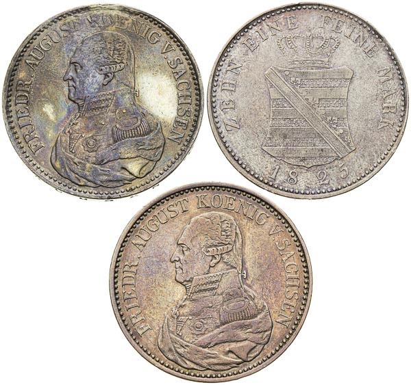 Tolar 1825, 1826, 1827 (3 ks) - avers