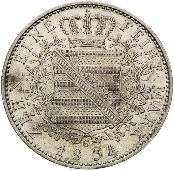 Thaler 1834 G - back