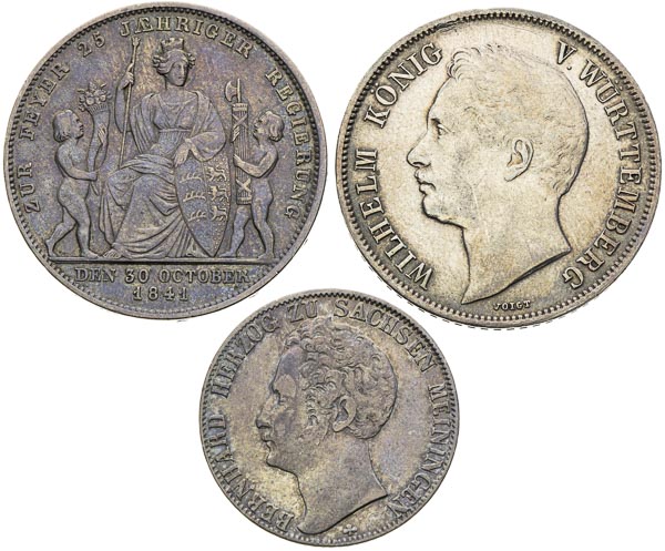 Silver coins (3 pcs) - back