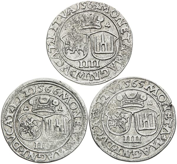 4 Groschen (3 pcs) - front