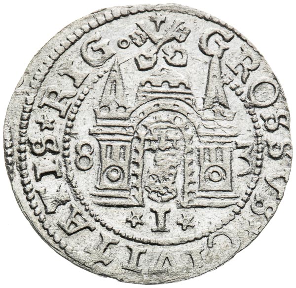 Groschen 1583 - back