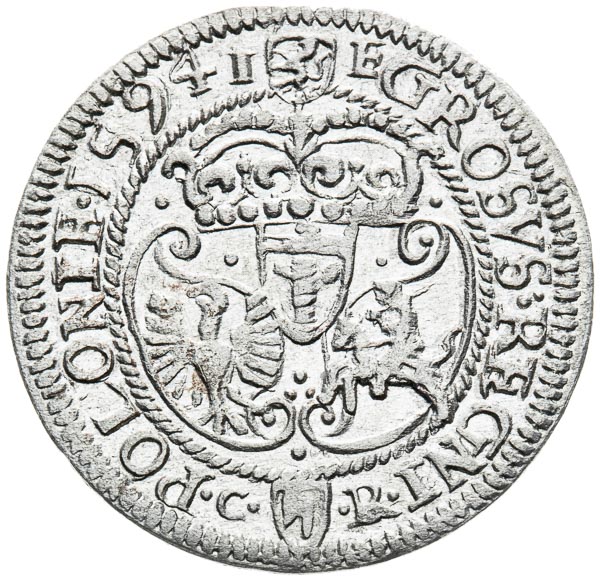 Groschen 1594 - back