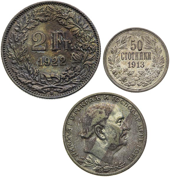 Silver coins (3 pcs) - back