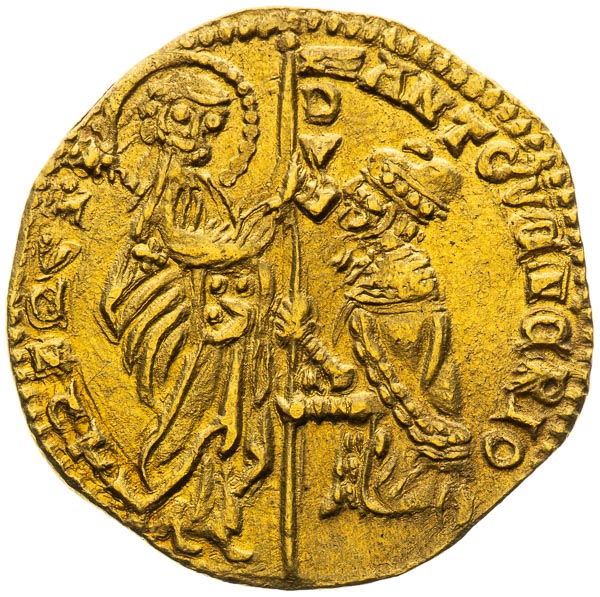 Zecchino (1382-1400) - front