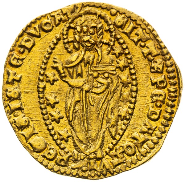 Zecchino (1382-1400) - back