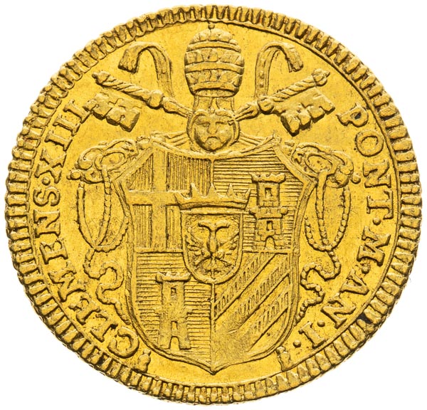 Zecchino 1758 - front