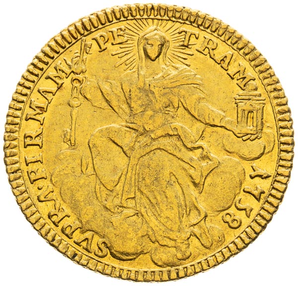 Zecchino 1758 - back