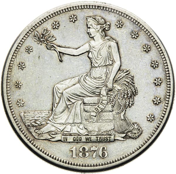 Dollar 1876 S - front