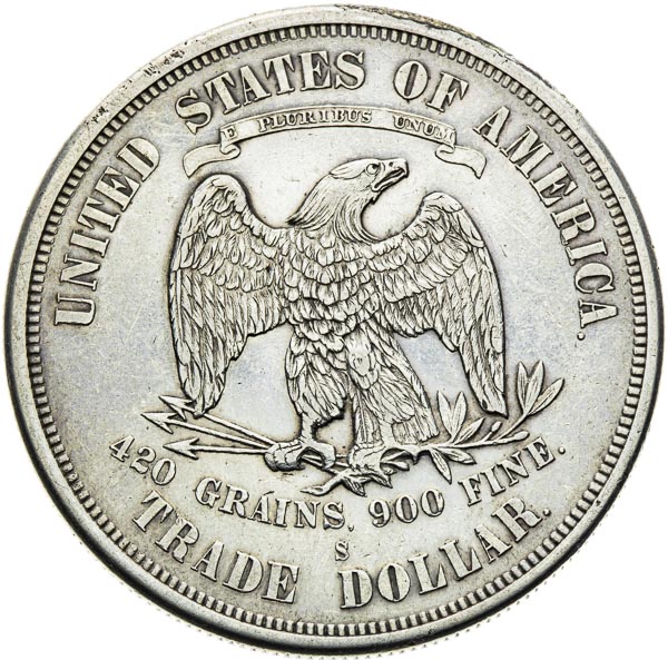 Dollar 1876 S - back
