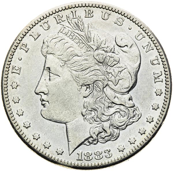 Morgan Dollar 1883 S - front