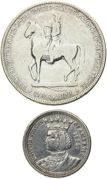 Silver coins (2 pcs) - back
