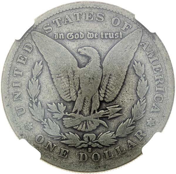 Morgan Dollar 1893 S - back