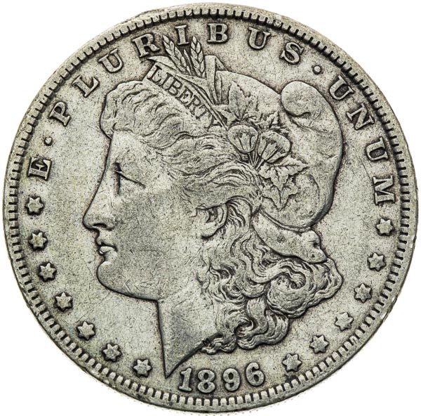 Morgan Dollar 1896 O - front