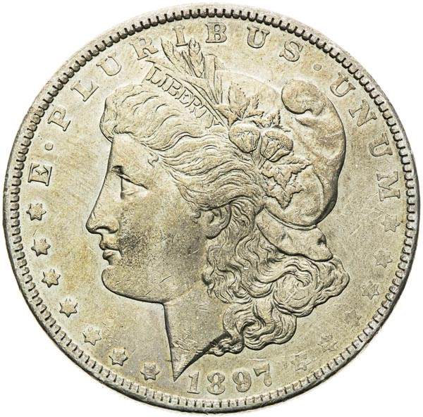 Morgan Dollar 1897 O - front