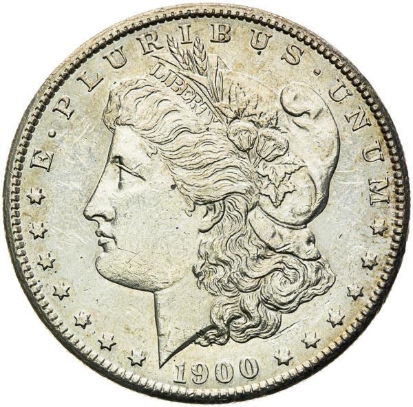 Morgan Dollar 1900 S - front