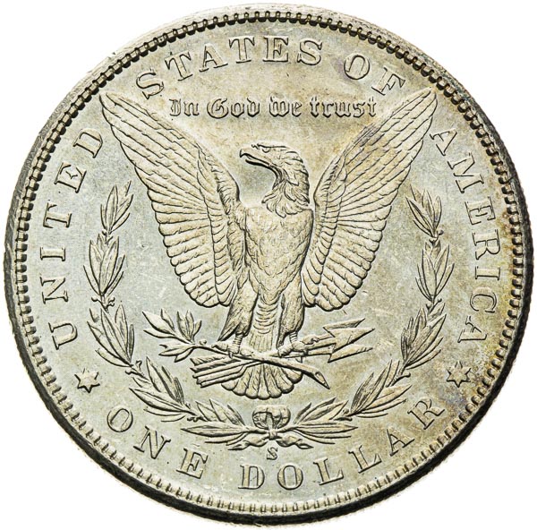 Morgan Dollar 1900 S - back