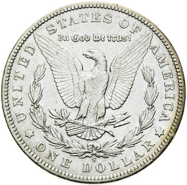 Morgan Dollar 1903 S - back