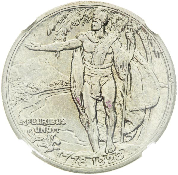 50 cent / Half dollar 1928 - back