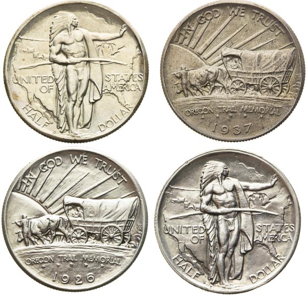 50 cent / Half dollar (4 pcs) - front