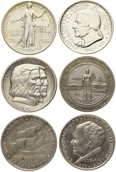 50 cent / Half dollar (6 pcs) - front