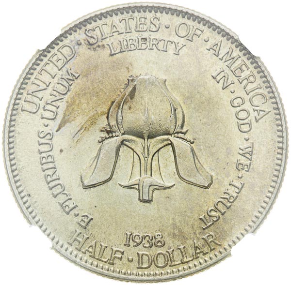 50 cent / Half dollar 1938 - back