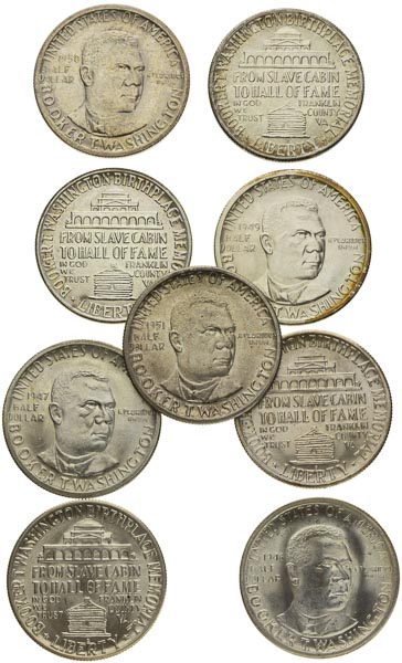 50 cent / Half dollar (9 pcs) - front