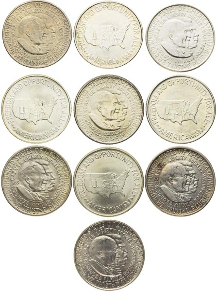 50 cent / Half dollar (10 pcs) - front