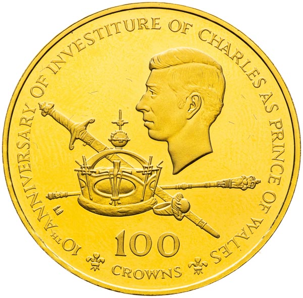 100 Crowns 1979 - back